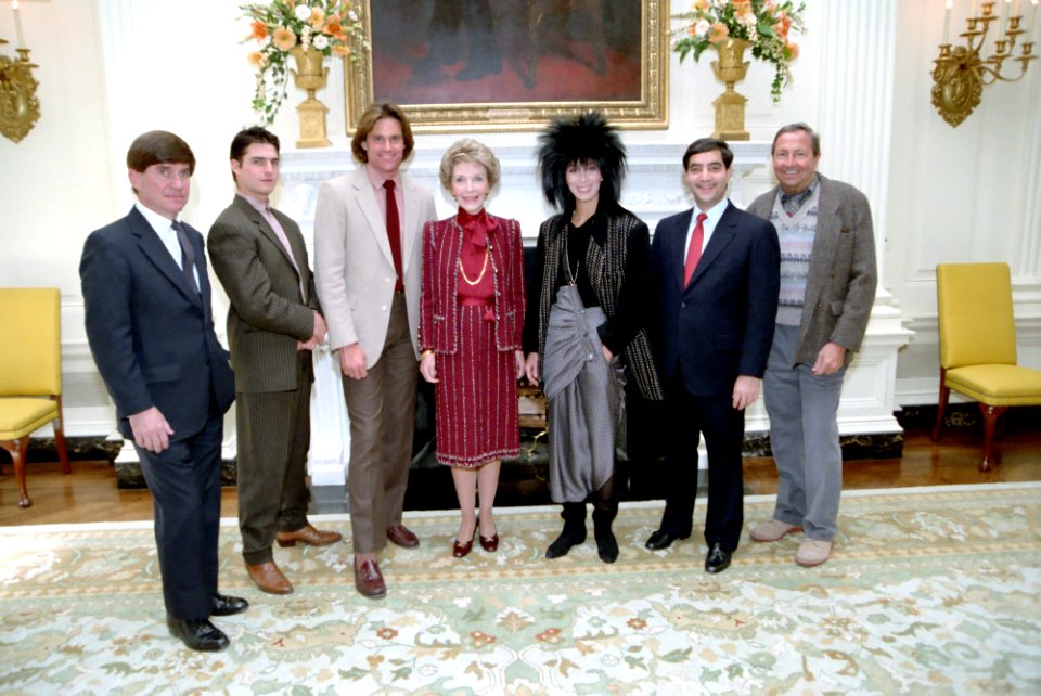 Nancy Reagan Photo Op. with Lab School Honorees