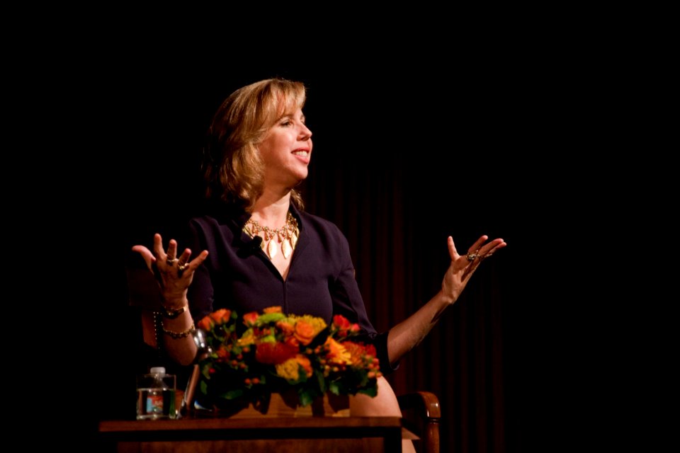Nancy Gibbs at the LBJ Library DIG13414-180