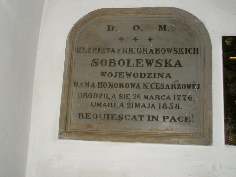 Nagrobek Sobolewskiej