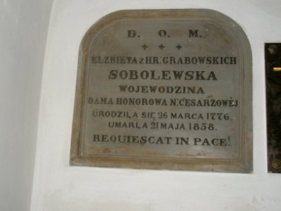 Nagrobek Sobolewskiej