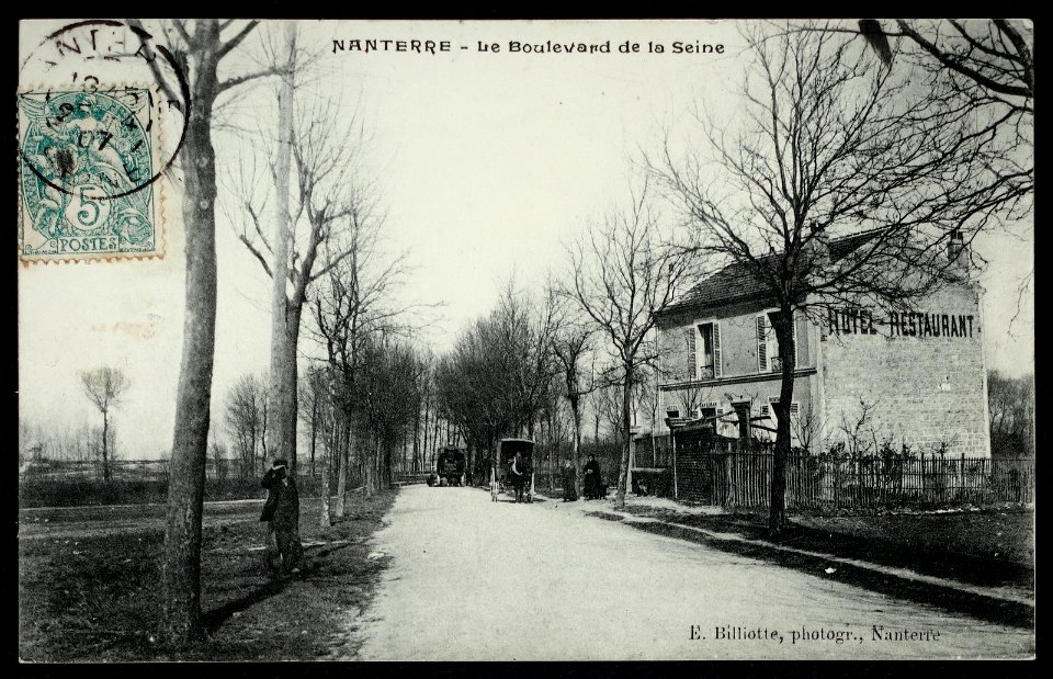 Nanterre.Boulevard de la Seine.Hôtel