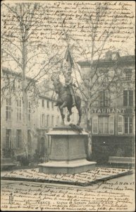 Nancy, Statue et square Jeanne d'Arc CP 5532 PR