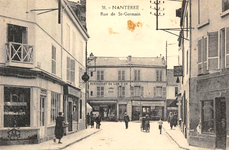 Nanterre.Rue de Saint-Germain.Restaurant