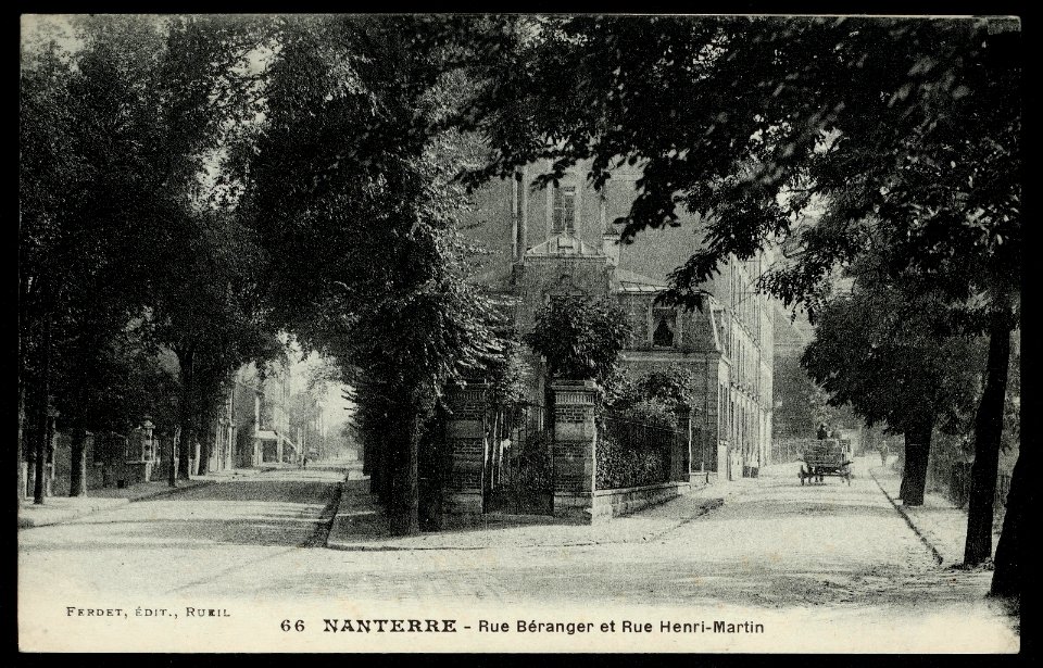 Nanterre.Rue Henri-Martin.rue Béranger
