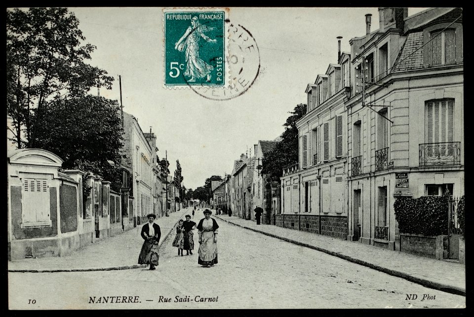 Nanterre.Rue Sadi-Carnot.Perspective