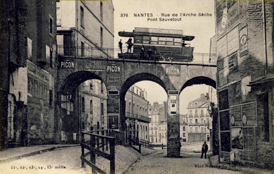 Nantes Pont-Sauvetout, tramway Mékarski