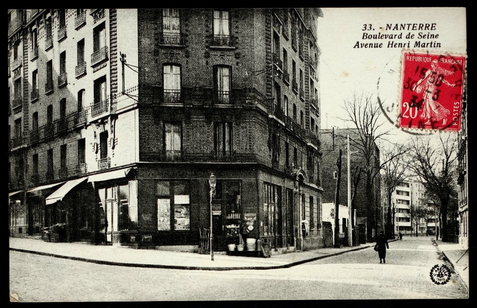 Nanterre.Boulevard de la Seine.Avenue Henri-Martin
