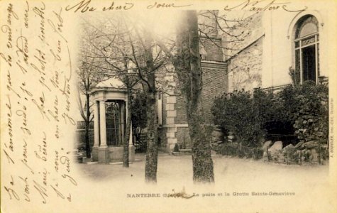 Nanterre.Grotte Sainte-Geneviève