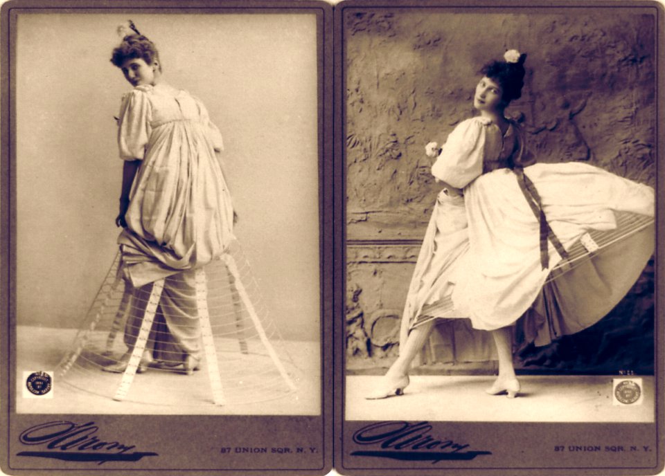 Napoleon Sarony, Hoop skirt, 1893