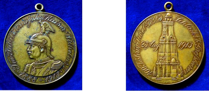 Napoleonic War Medal Battle of Großbeeren 1813 photo