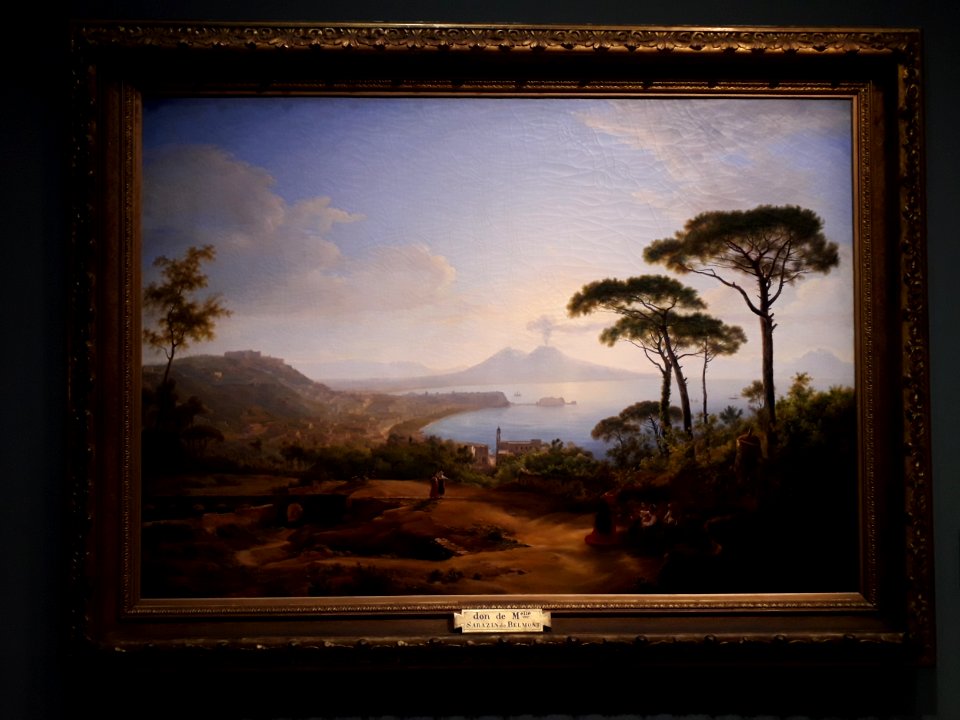 Naples, vue du Pausilippe, par Louise-Joséphine Sarazin de Belmont