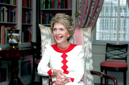 Nancy Reagan Interview with McCall's Magazine in The Map Room C30206-8
