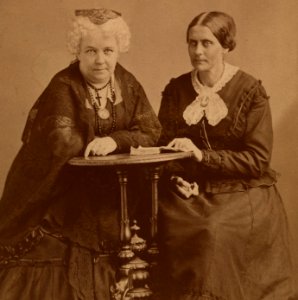 Napoleon Sarony - Elizabeth Cady Stanton and Susan B. Anthony - Google Art Project-cropped photo