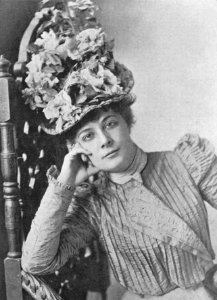 Nannette Comstock, stage actress. Falk