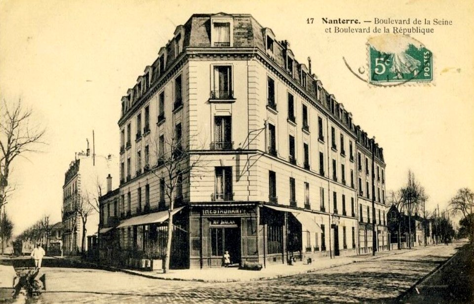 Nanterre.Boulevard de la Seine.Boulevard de la République