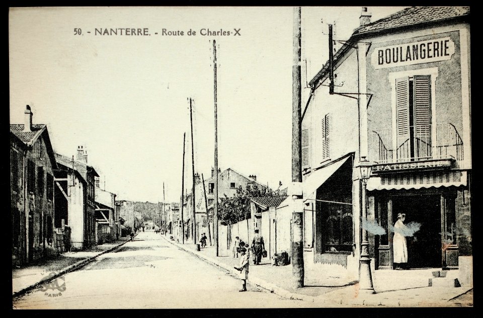 Nanterre.Route de Charles X.Boulangerie