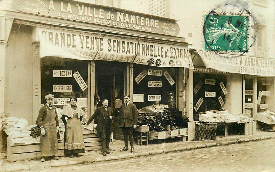 Nanterre.Rue de Saint-Germain.Magasin