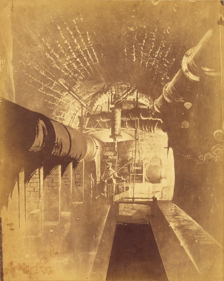 Nadar, Egout sous la rue de Chateaudun, 1861