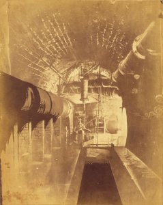 Nadar, Egout sous la rue de Chateaudun, 1861