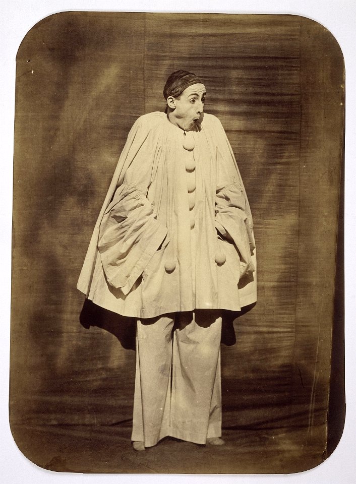 Nadar-Tournachon Deburau Pierrot