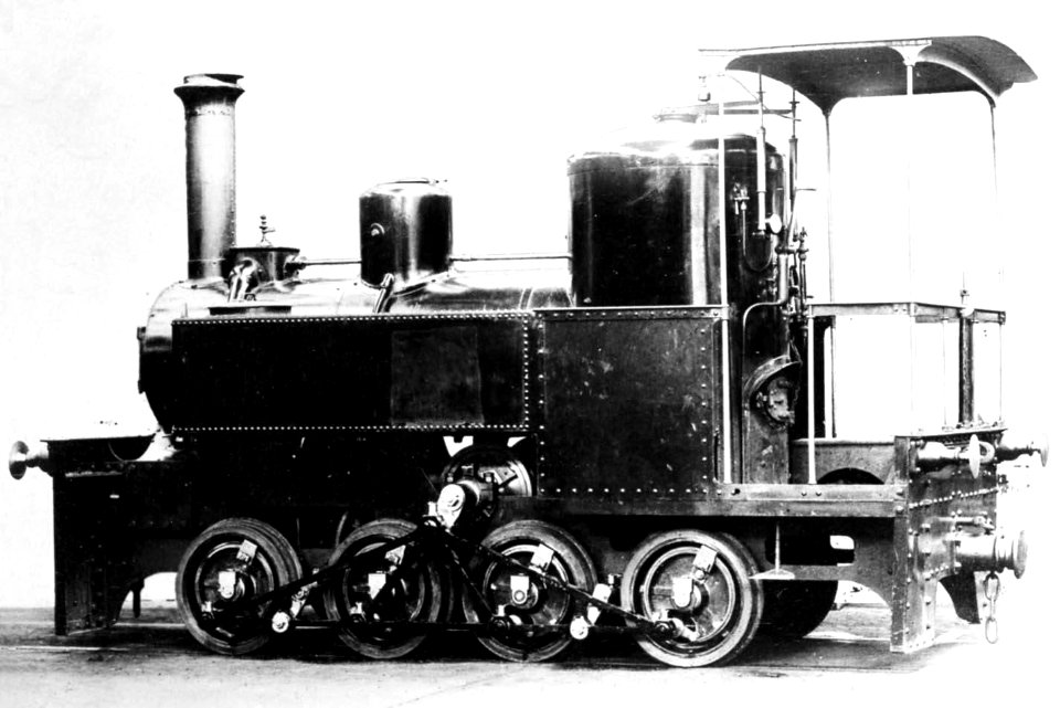 Narrow gauge steam locomotive 0-8-0