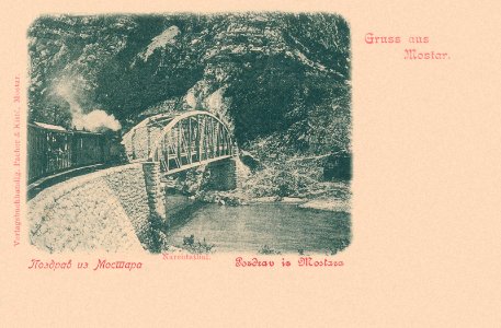 Narrow-Gauge-Railway Narentabahn Railway-Bridge-at-Aleksin-Han