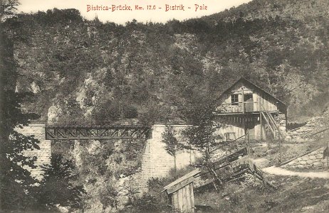 Narrow-Gauge-Railway Ostbahn Bridge-Bistrica West-of-Pale