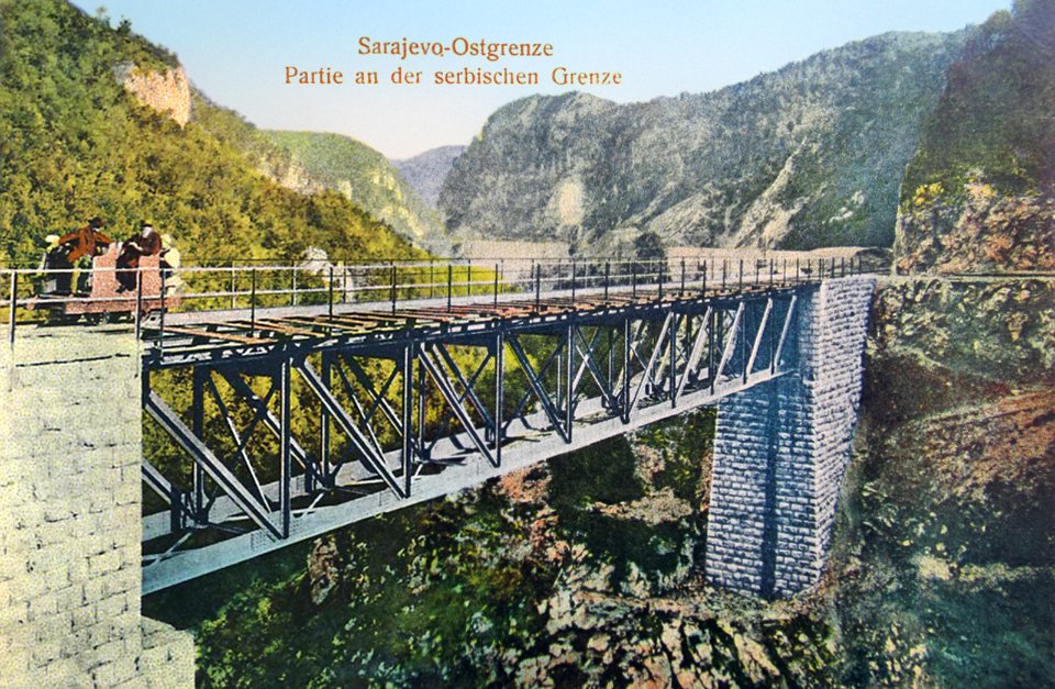 Narrow-Gauge-Railway Ostbahn Bridge-Dobrik West-of-Pale