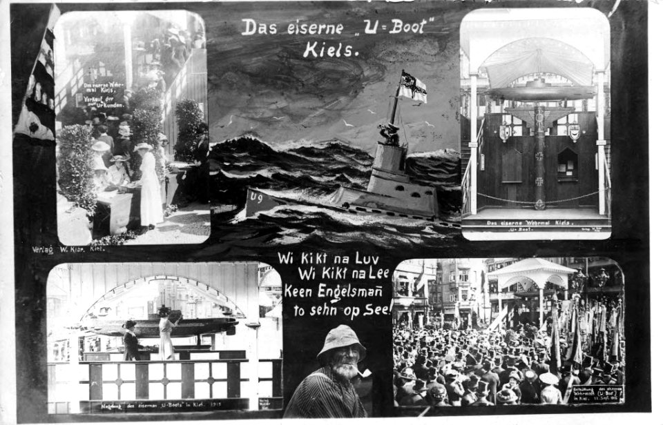 Nagel-U-Boot als Wehrmal auf dem Alten Markt (Kiel 54.303)