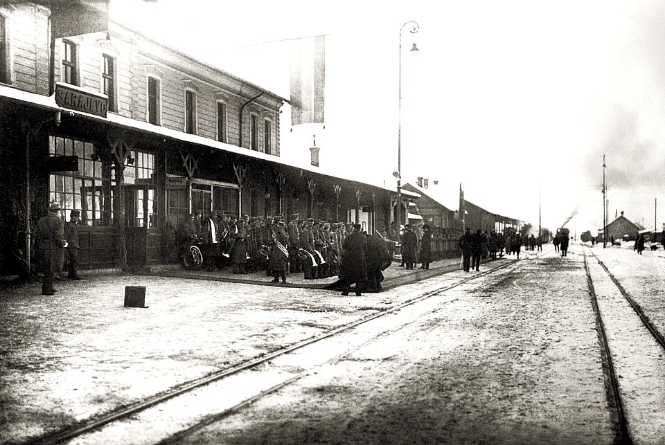 Narrow-Gauge-Railway Bosnia-and-Herzegovina Station-Sarajevo Archduke-Maximilian
