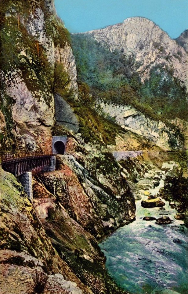 Narrow-Gauge-Railway Ostbahn Tunnels-No-47-46 West-of-Mesici
