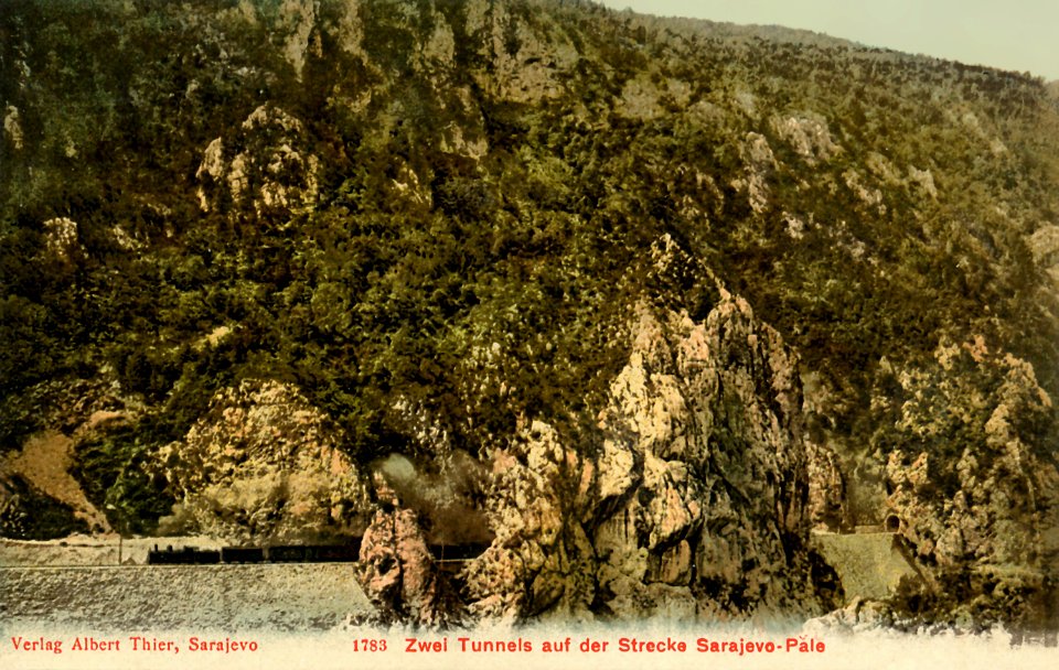 Narrow-Gauge-Railway Ostbahn Tunnels-No-7-6-5 West-of-Pale