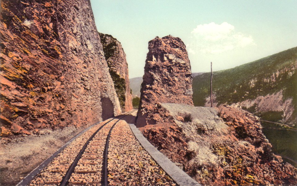 Narrow-Gauge-Railway Ostbahn Cutting East-of-Tunnel-No-2 East-of-Bistrik