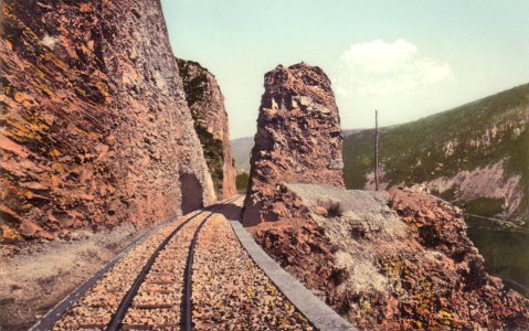 Narrow-Gauge-Railway Ostbahn Cutting East-of-Tunnel-No-2 East-of-Bistrik