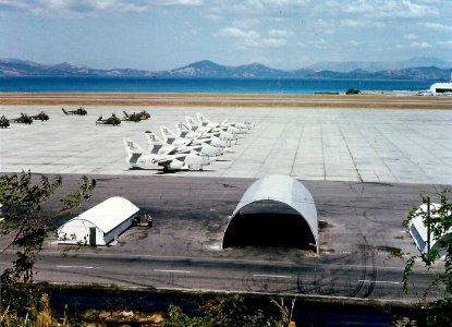 NAS Cubi Point with A-3Bs and UH-34Ds 1964