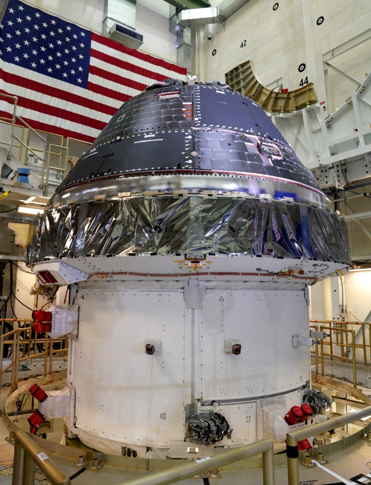 NASA's Orion Spacecraft for Artemis 1, July 2019