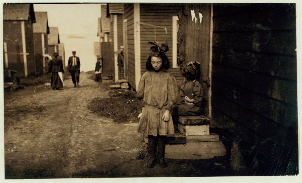 Nan de Gallant, 4 Clark St., Eastport, Maine, 9 year old cartoner, Seacoast Canning Co., Factory -2. Packs some with her mother. Mother and two sisters work in factory. One sister has made LOC nclc.00932