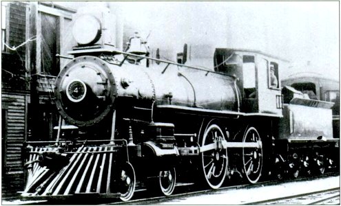 Narragansett Pier Railroad. Steam locomotive No 4 'Narragansett' built in Rhode Island in 1891. This was particularly popular with the engineers