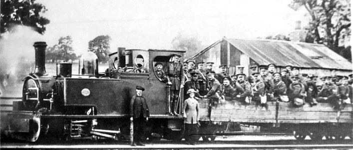 Narrow gauge railway at Leighton Reservoir