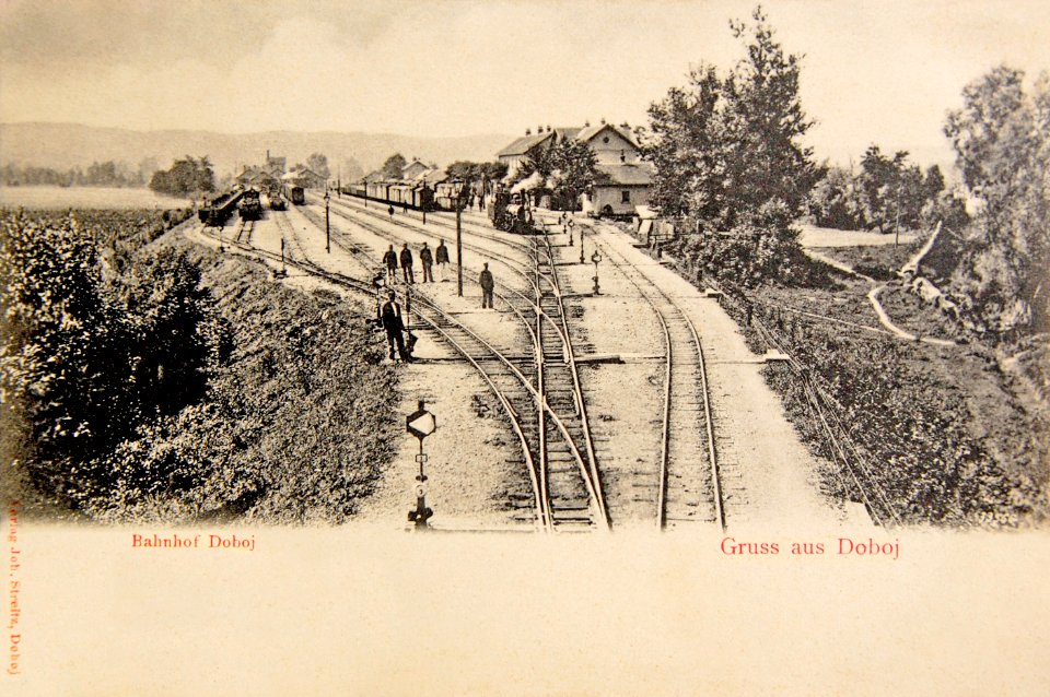 Narrow-Gauge-Railway Bosnabahn Station-Doboj