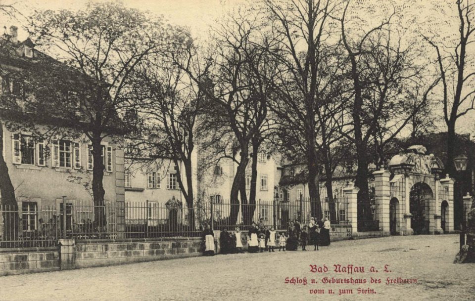 Nassau (Lahn), Rheinland-Pfalz - Schloss und Geburtshaus des Freiherrn vom und zum Stein (Zeno Ansichtskarten)