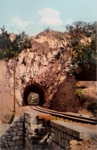 Narrow-Gauge-Railway Narentabahn Sarajevo-Mostar Tunnel-at-km-18