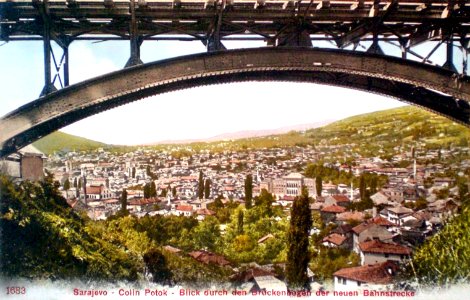 Narrow-Gauge-Railway Ostbahn Bridge-Colin-Potok East-of-Bistrik