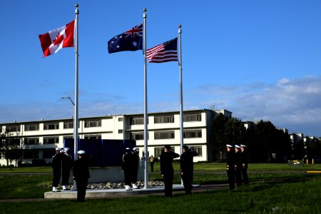 NASWI flag raising ceremony 160425-N-DC740-042