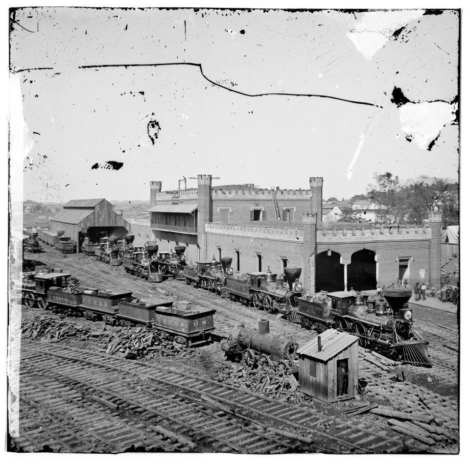 Nashville, Tennessee. Railroad depot LOC cwpb.02112