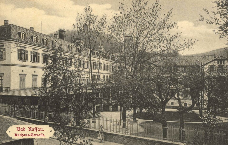 Nassau (Lahn), Rheinland-Pfalz - Kurhausterrasse (Zeno Ansichtskarten)