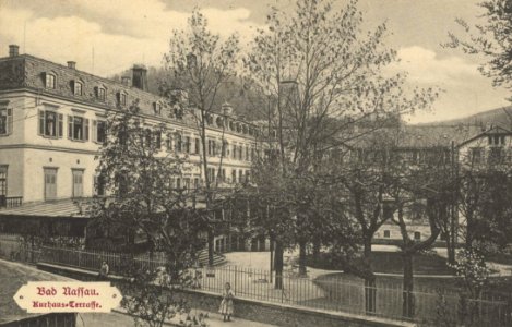 Nassau (Lahn), Rheinland-Pfalz - Kurhausterrasse (Zeno Ansichtskarten)