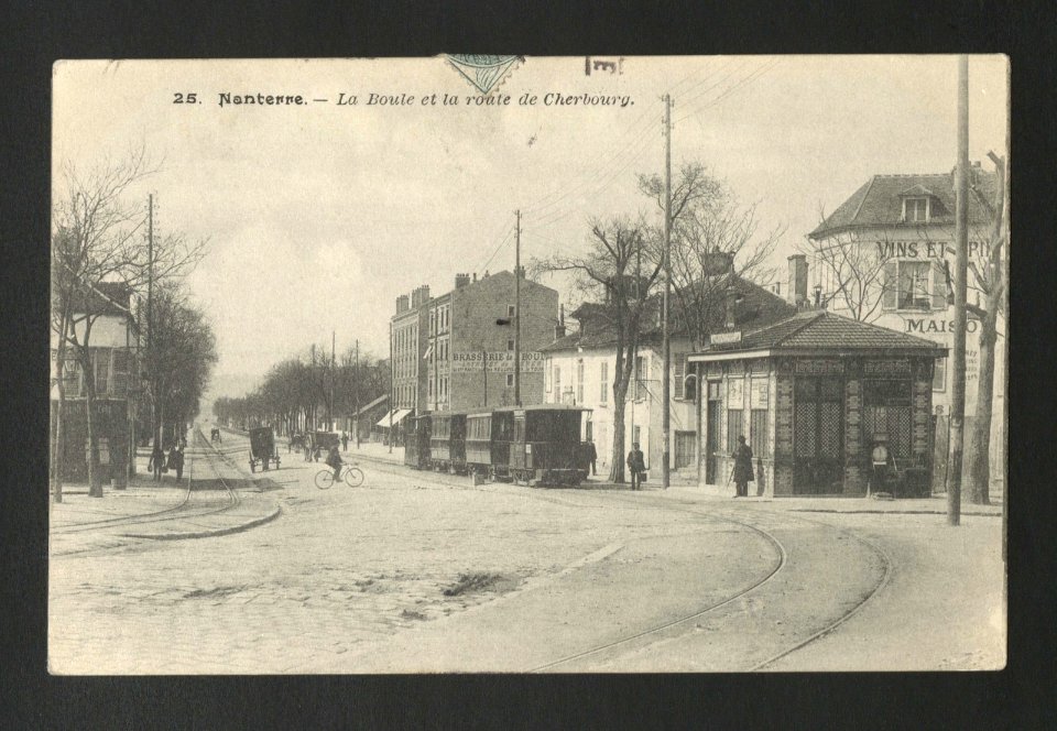 Nanterre.Place de la Boule.Route de Cherbourg