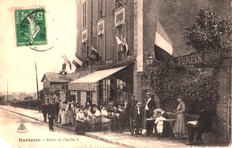Nanterre.Route de Charles X.Maison Turpin