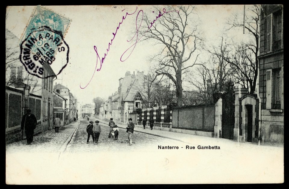 Nanterre.Rue Gambetta.1905